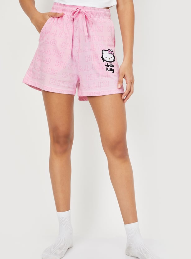 Women Character Print Shorts Set - Pack of 2