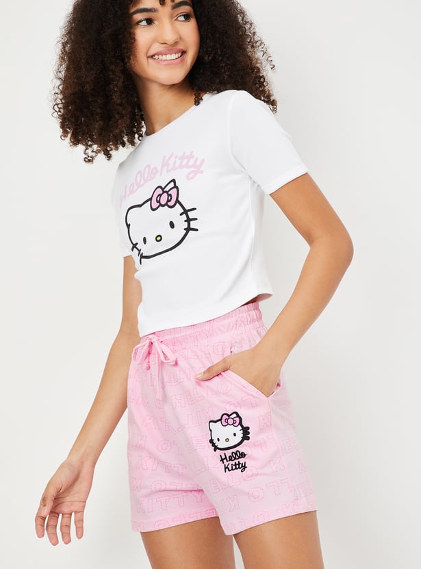 Women Character Print Shorts Set - Pack of 2