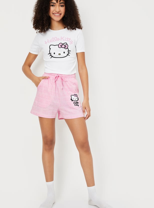 Women Character Print Shorts Set - Pack of 2