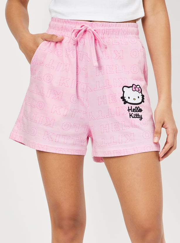 Women Character Print Shorts Set - Pack of 2