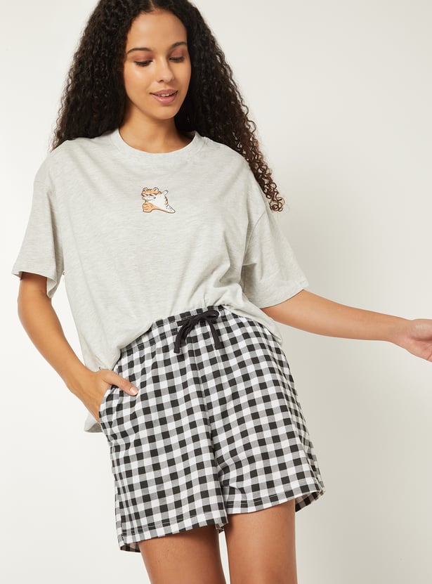 Women Printed Shorts Set - Pack of 2