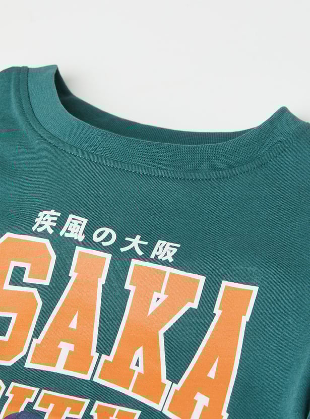 Boys Assorted Print T-shirt - Pack of 2