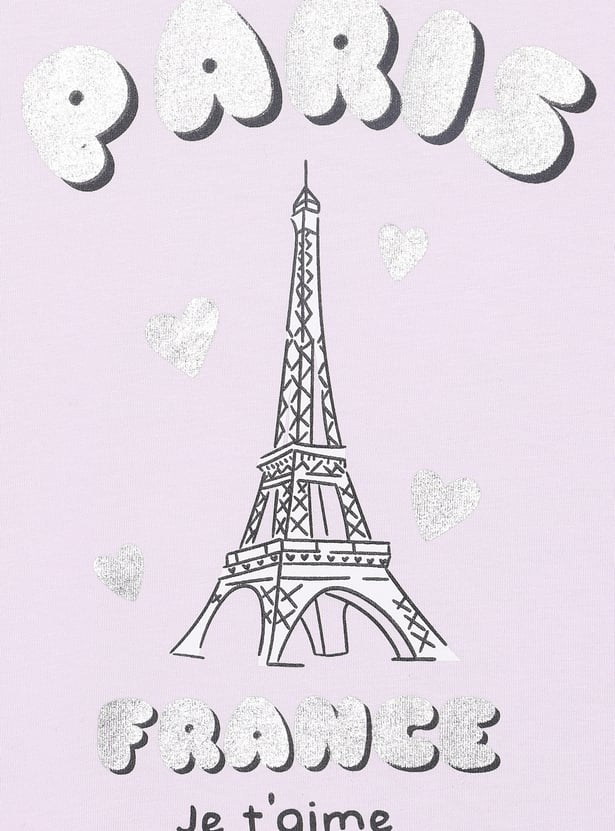 Girls Printed T-shirt - Pack of 2