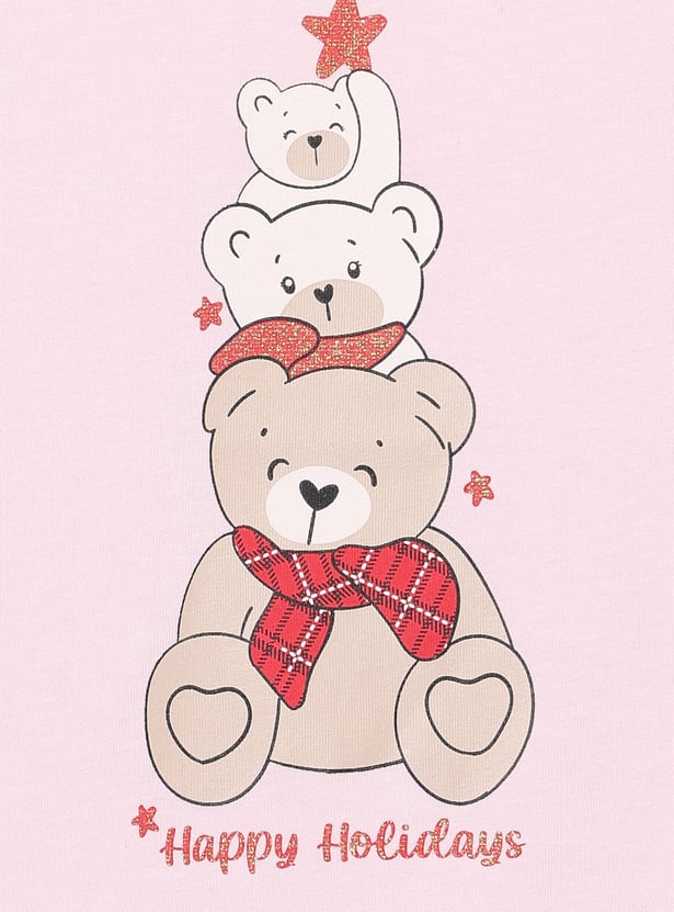 Girls Printed T-shirt - Pack of 2