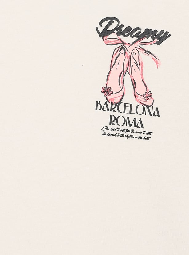 Girls Printed T-shirt - Pack of 2