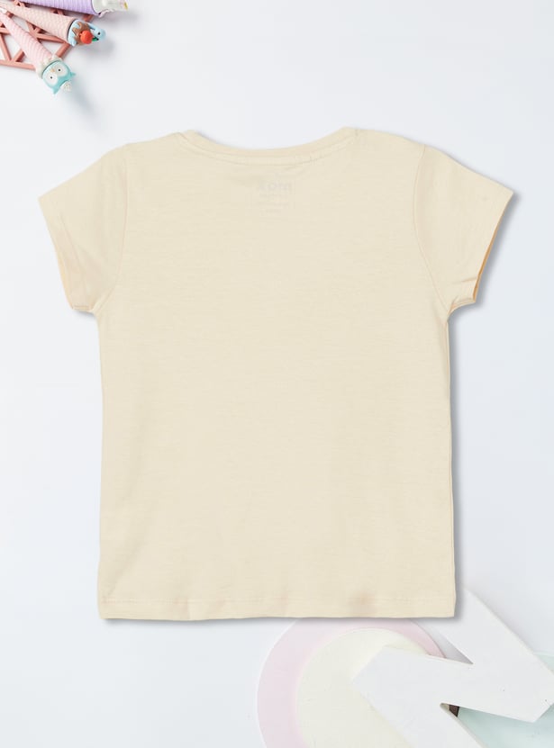 Girls Printed T-shirt - Pack of 2