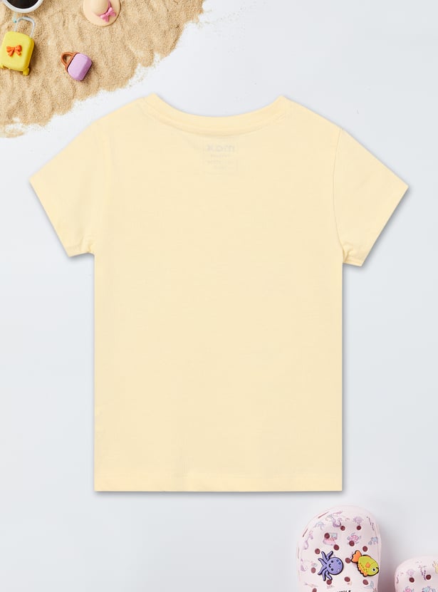 Girls Printed T-shirt - Pack of 2