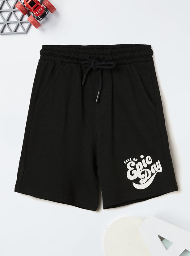 Boys Printed Shorts - Pack of 2