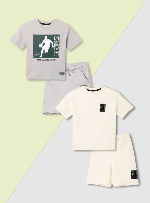 Boys Assorted Shorts Set - Pack of 2