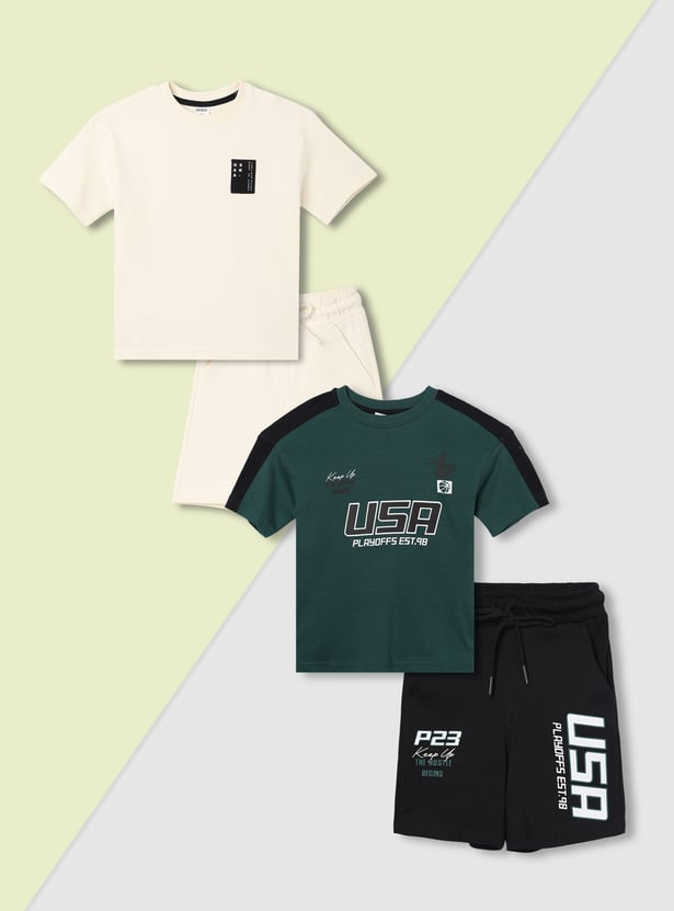 Boys Assorted Shorts Set - Pack of 2