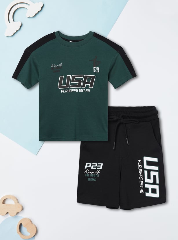 Boys Assorted Shorts Set - Pack of 2