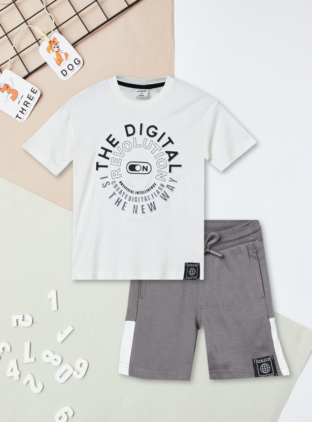 Boys Printed Shorts Set - Pack of 2