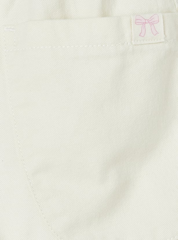 Girls Solid Shorts - Pack of 2