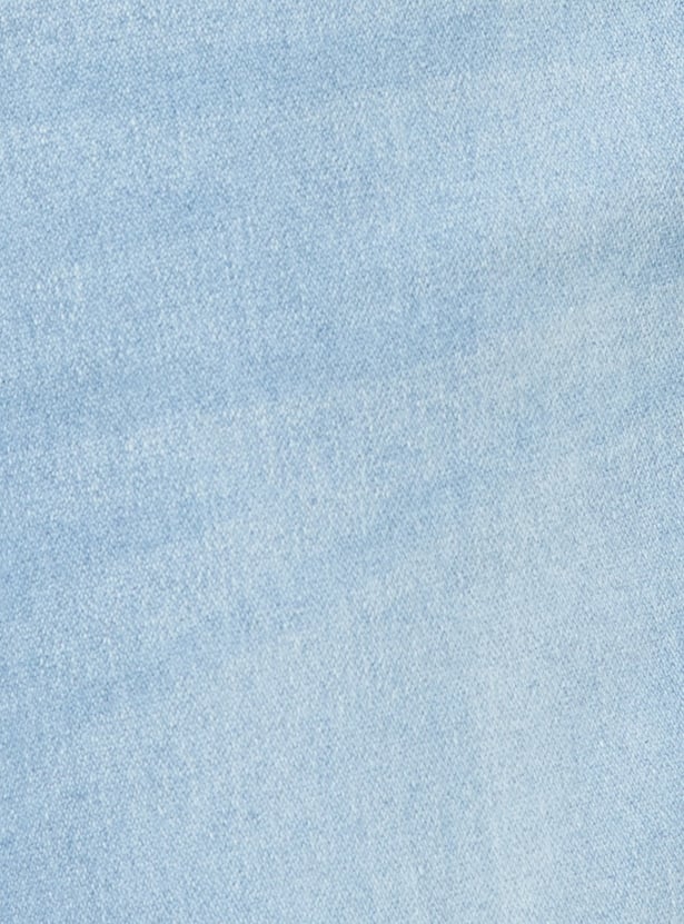 Boys Washed Denim Joggers - Pack of 2