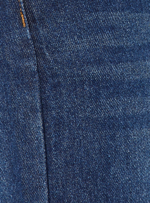 Boys Washed Slim Denim Joggers - Pack of 2