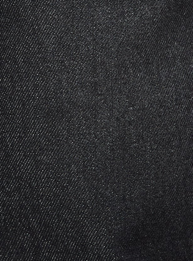 Boys Washed Slim Denim Joggers - Pack of 2