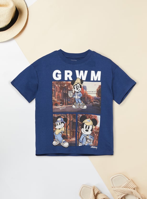 Girls Character Print T-shirt - Pack of 2