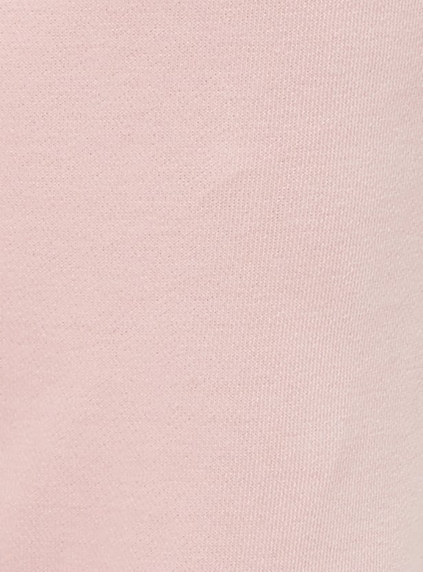 Girls Solid Joggers - Pack of 2