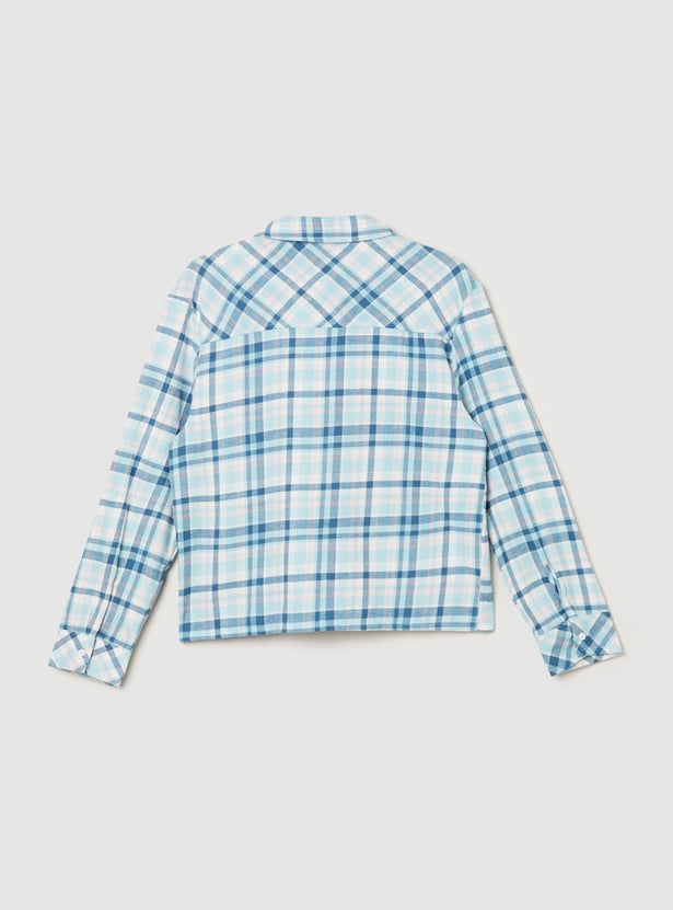Girls Checked Shirt - Pack of 2