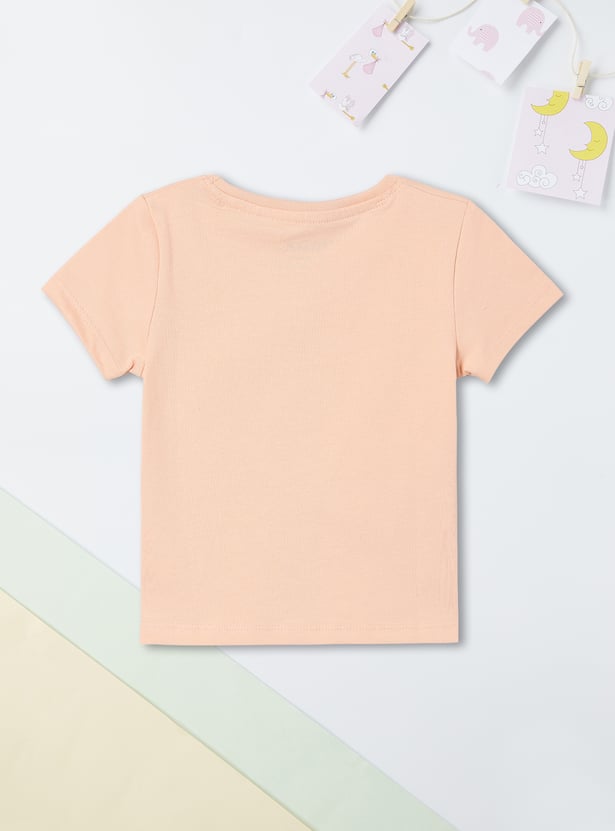 Girls Printed T-shirt - Pack of 2