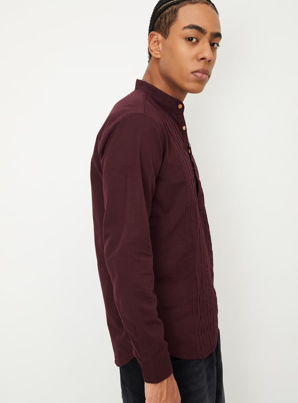 Men Pintuck Short Kurta - Pack of 2