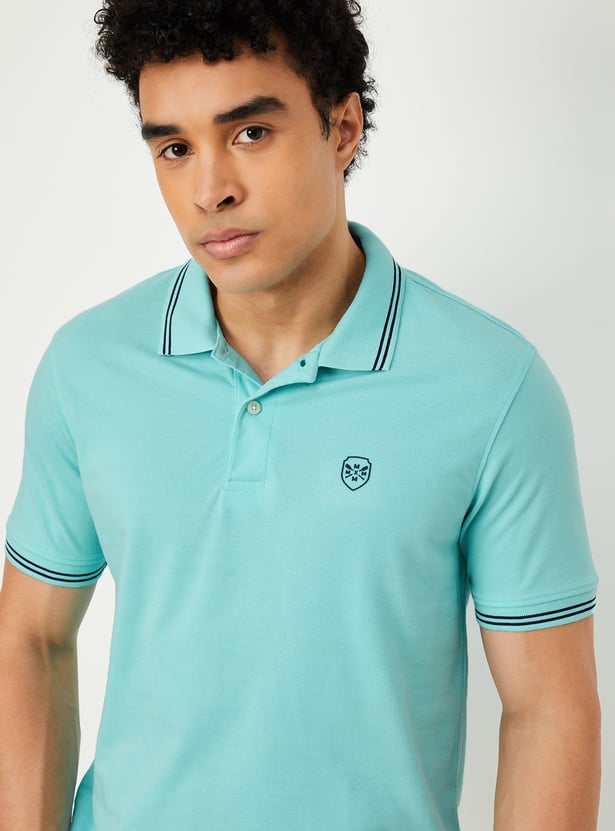 Men Solid Polo T-shirts - Pack of 2