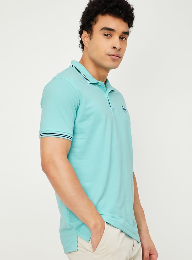 Men Solid Polo T-shirts - Pack of 2