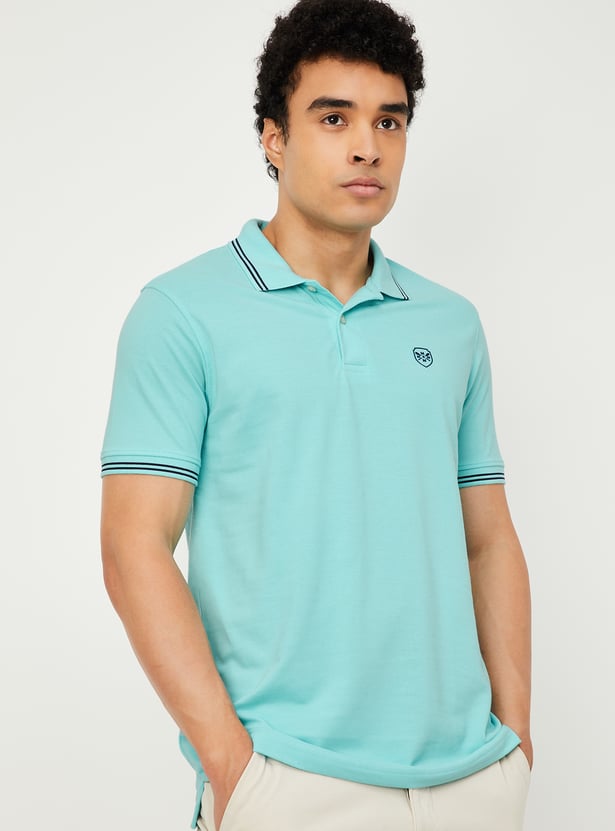 Men Solid Polo T-shirts - Pack of 2