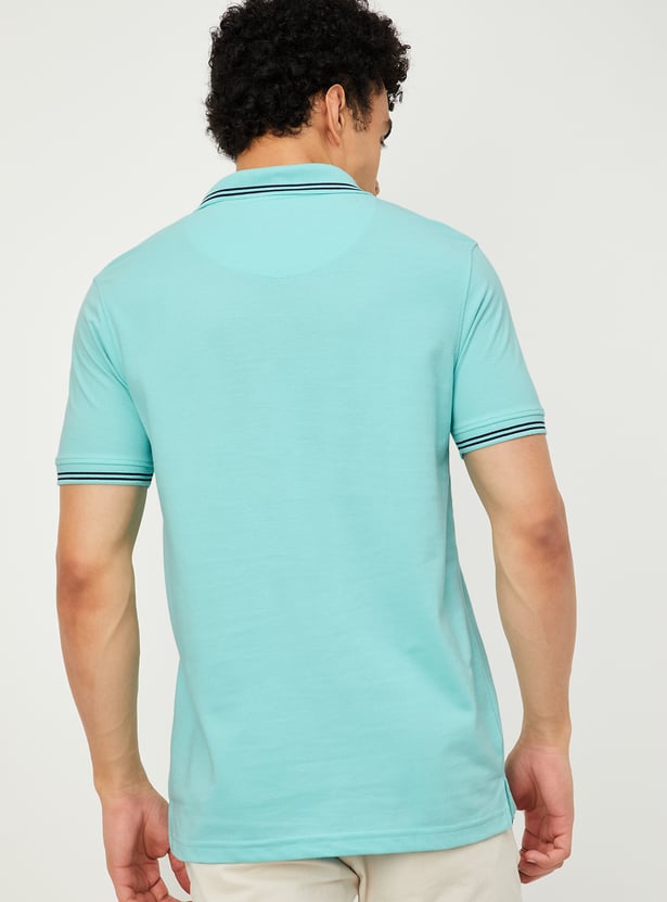 Men Solid Polo T-shirts - Pack of 2