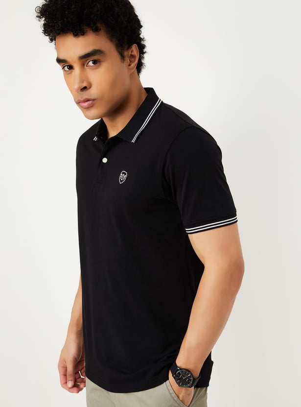 Men Solid Polo T-shirts - Pack of 2