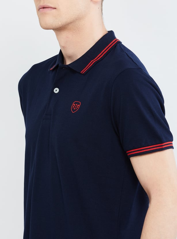 Men Solid Polo T-shirts - Pack of 2