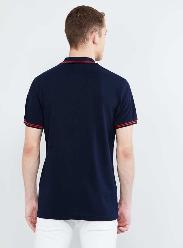Men Solid Polo T-shirts - Pack of 2