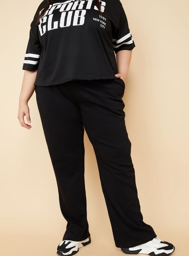 Women Solid Sports Track Pants - Pack of 2