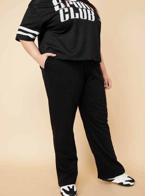 Women Solid Sports Track Pants - Pack of 2