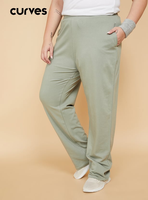 Women Solid Sports Track Pants - Pack of 2
