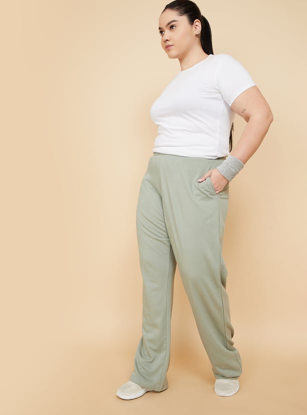 Women Solid Sports Track Pants - Pack of 2