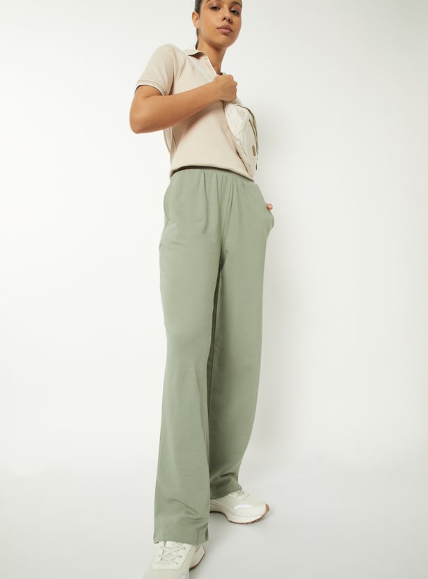 Women Solid Sports Track Pants - Pack of 2