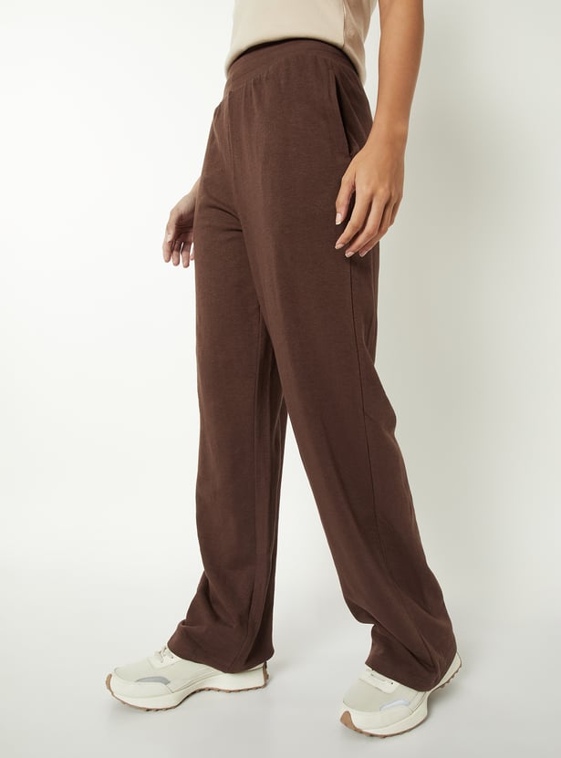 Women Solid Sports Track Pants - Pack of 2