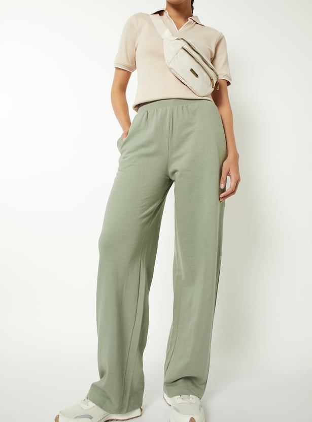Women Solid Sports Track Pants - Pack of 2