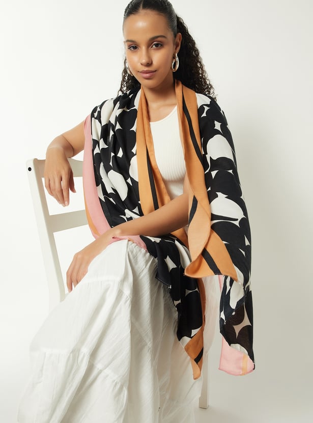 Women Printed Scarves - Pack of 2