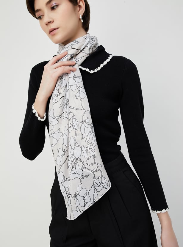 Buy Women Printed Scarf - Pack of 2 Online at just Rs. 398.0