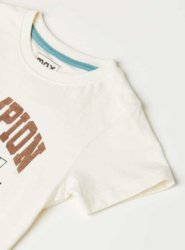 Boys Printed T-shirts - Pack of 2