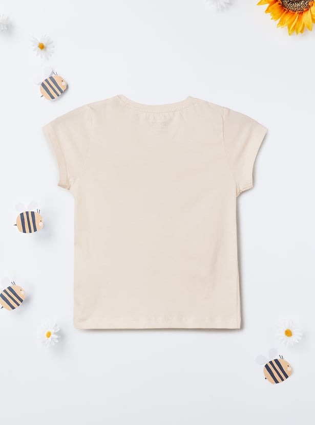 Girls Printed T-shirts - Pack of 2