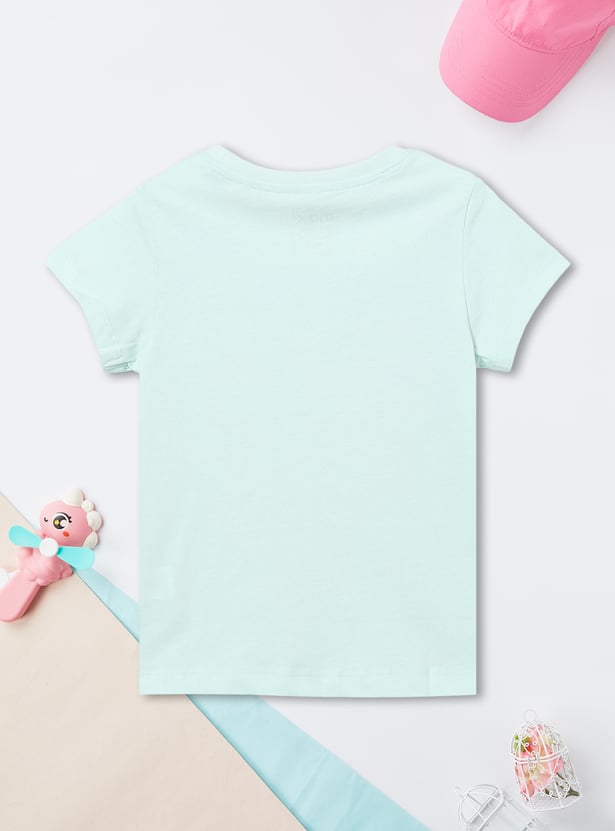 Girls Printed T-shirts - Pack of 2