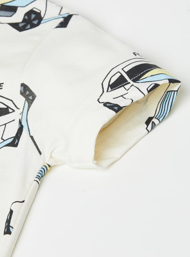 Boys Printed T-shirt - Pack of 2
