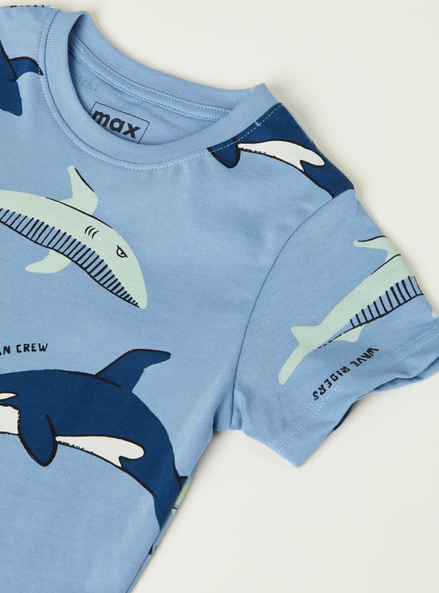 Boys Printed T-shirt - Pack of 2