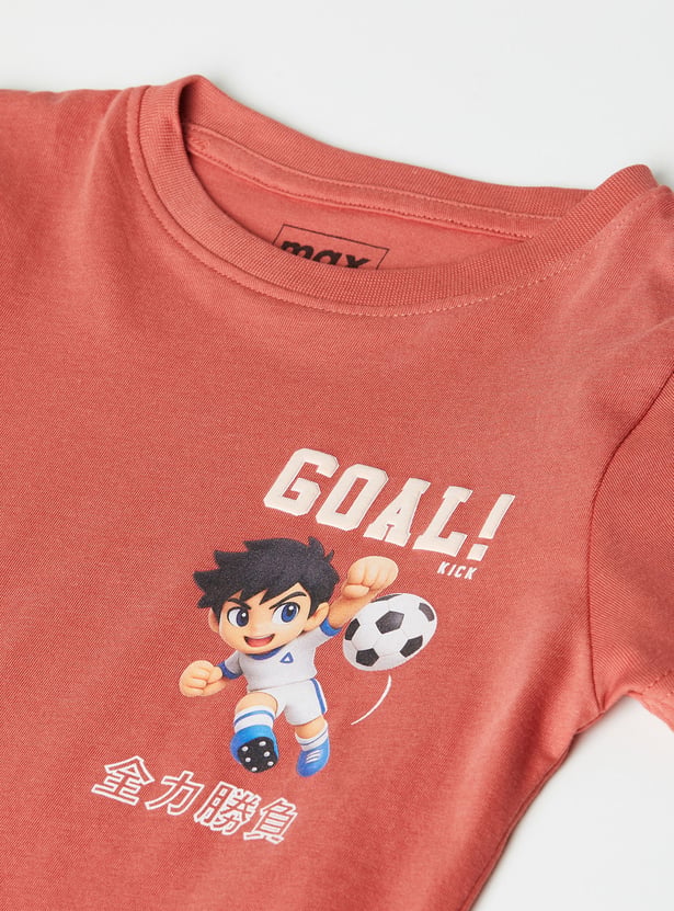 Boys Printed T-shirt - Pack of 2
