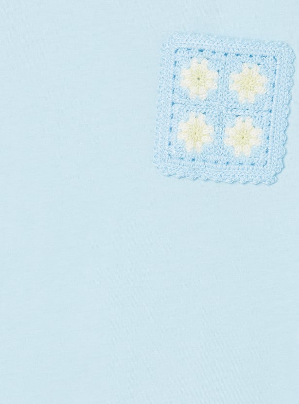 Girls Embroidered T-shirts - Pack of 2