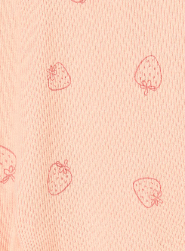 Girls Printed Leggings - Pack of 2
