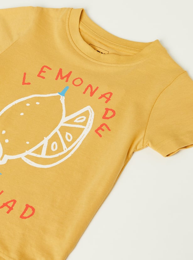 Boys Printed T-shirts - Pack of 2